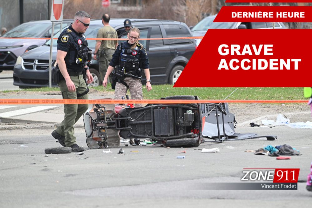 DERNIÈRE HEURE Grave accident sur le boulevard Pierre Bertrand fermée à la circulation 